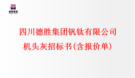 四川华体会 （hth）·官方网站-登录入口-HTH SPORTS
钒钛有限公司 机头灰招标书(含报价单)