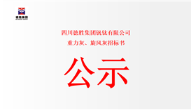 四川华体会 （hth）·官方网站-登录入口-HTH SPORTS
钒钛有限公司-重力灰、旋风灰招标书